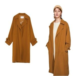 Zara Flowy Relaxed Trench
